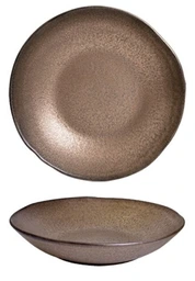 [SP2040020] Bronze Tiefer Teller Organic Gordion 21 cm CT12