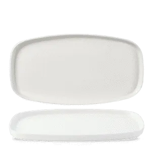 [WHWO291] Weiße Längliche Kochteller 11 5/8X5 7/8" Box 6 30 x 15.4cm 11 3/4" x 6" H: 2cm