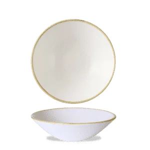 Stonecast Barley White Evolve Deep Coupe Bowl    22.2 8 3/4" H: 6.5 110 39oz Box 6
