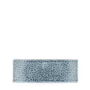 [RKTBOF231] Raku Topaz Blue Oblong Plate   24.7 x 8.8 9 6/8" x 3 3/8" Box 6