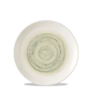 Elements Fern Evolve Coupe Plate   16.5 6 1/2" Box 12