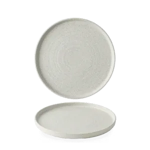 Delta Grey Walled Plate    15.7 6 1/8" H: 2 Box 6