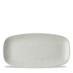 Delta Grey Oblong Plate    29.8 x 15.3 11 3/4 x 6" Box 12
