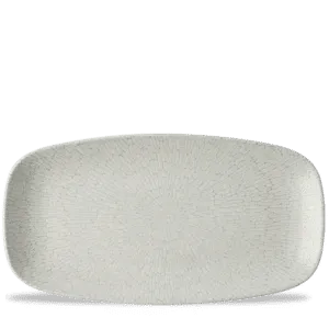 Delta Grey Oblong Plate       35.5 x 18.9 13 7/8 x 7 3/8" Box 6