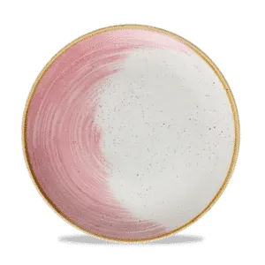 Stonecast Accents Petal Pink Evolve Coupe Plate   26 10¼" Box 12