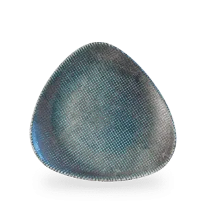 Astro Metallic Blue Lotus Plate   26.5 10 1/2"  Box 12
