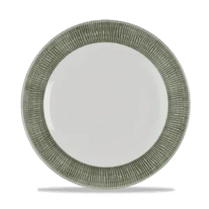 Bamboo Ceramic Spinwash Alpine  Footed Plate     27.5 10 7/8" Box 12