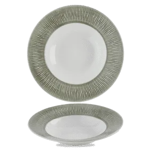 Bamboo Ceramic Spinwash Alpine  Wide Rim Bowl    28 11" Box 12