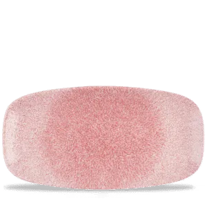 Raku Pink Quartz  Chefs Oblong Plate     35.5 x 18.9 13 7/8" x 7 3/8" Box 6