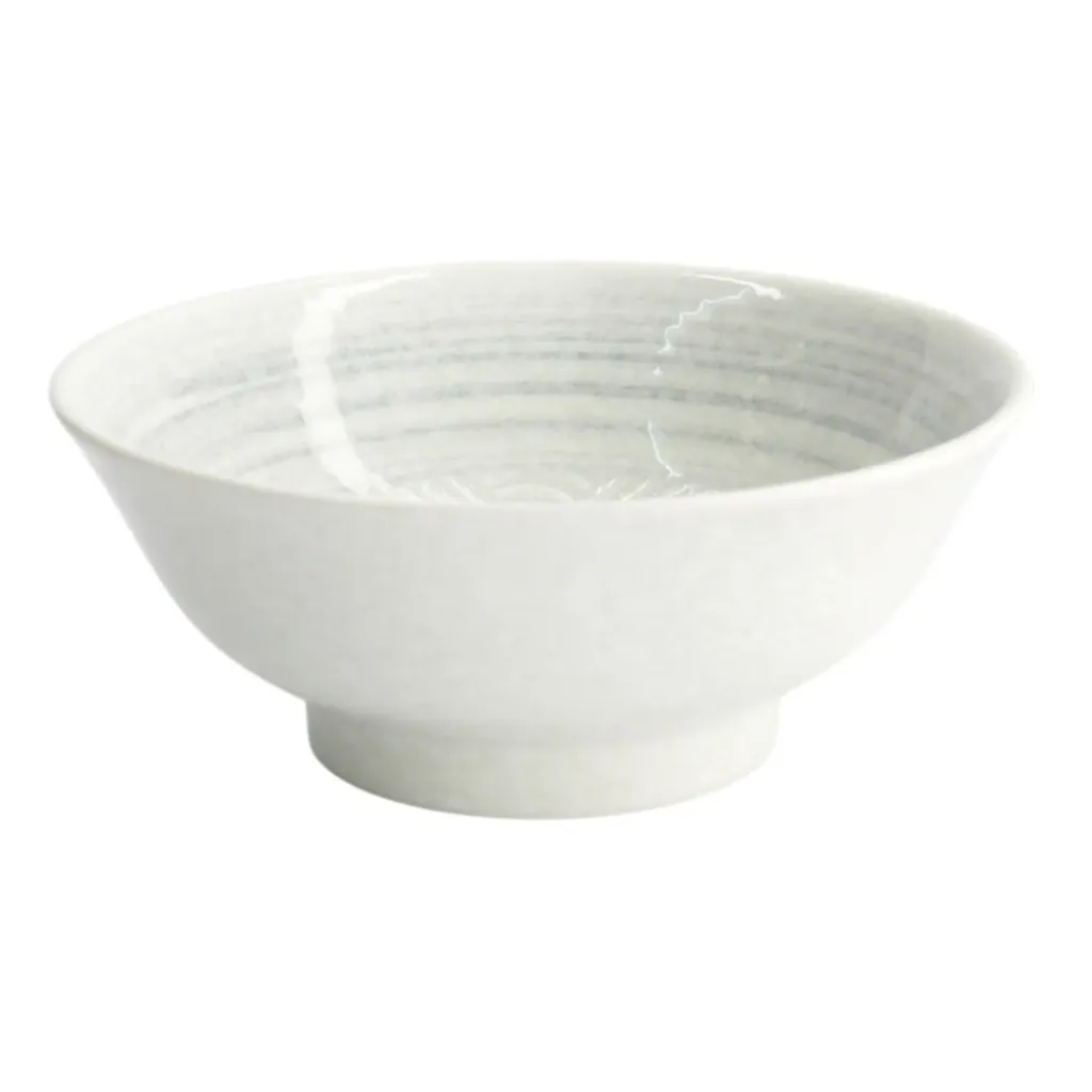 [JN17436] WELLEN Pho Schale D21,3 H9,7 - weiß 3D-Effekt Box 4/24