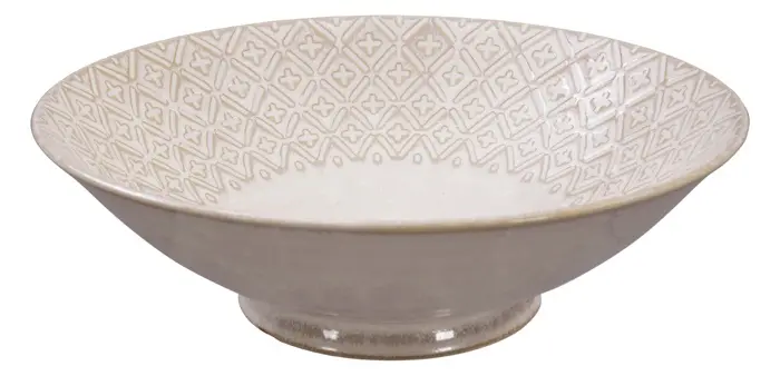 [JN16865] flache Schale Ø25,4 1600ml weiß matt 3D