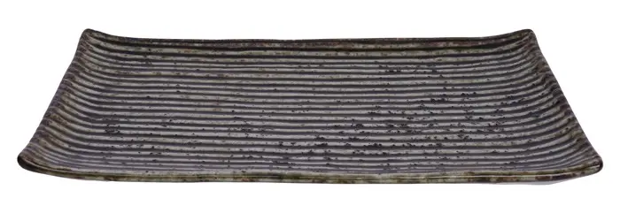 [JN16309]  CURVED Teller rechteckig 23,8x15 - grün