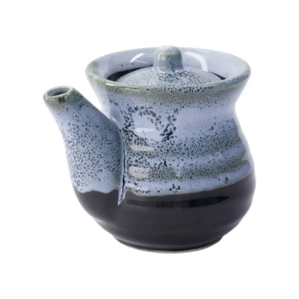 JAPAN Sojakanne 180ml D11,5 H9,5 - blau/schwarz matt