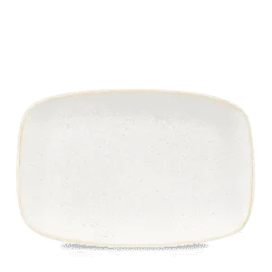 Stonecast Barley White Oblong Chefs Plate      30 x 19.9 12" x 7 4/5"  Box 6