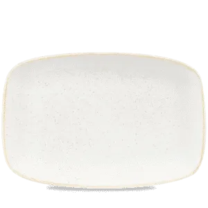 Stonecast Barley White Oblong Chefs Plate       34.4 x 23.4 13 1/2” x 9 1/4"  Box 6