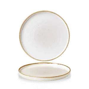 Stonecast Barley White  Walled Plate   21 8 1/4" H:2 Box 6