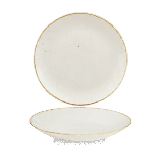 Stonecast Barley White  Deep Coupe Plate    25.5 10" H: 3.5 Box 12