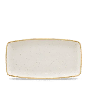 Stonecast Barley White  Oblong Plate   34.5 x 18.5 13 1/2" x 7 1/4" Box 6