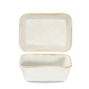 Stonecast Barley White  Rect Lasagne Dish         16 x 12 x 5 6 3/8" x 4 3/4" x 2" 60 21.1oz Box 12