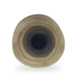 Stonecast Aqueous Bayou Round Trace Plate    28.6 11 1/4" Box 12