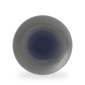 Stonecast Aqueous Fjord  Deep Coupe Plate   28.1 11" H:3.7 Box 12