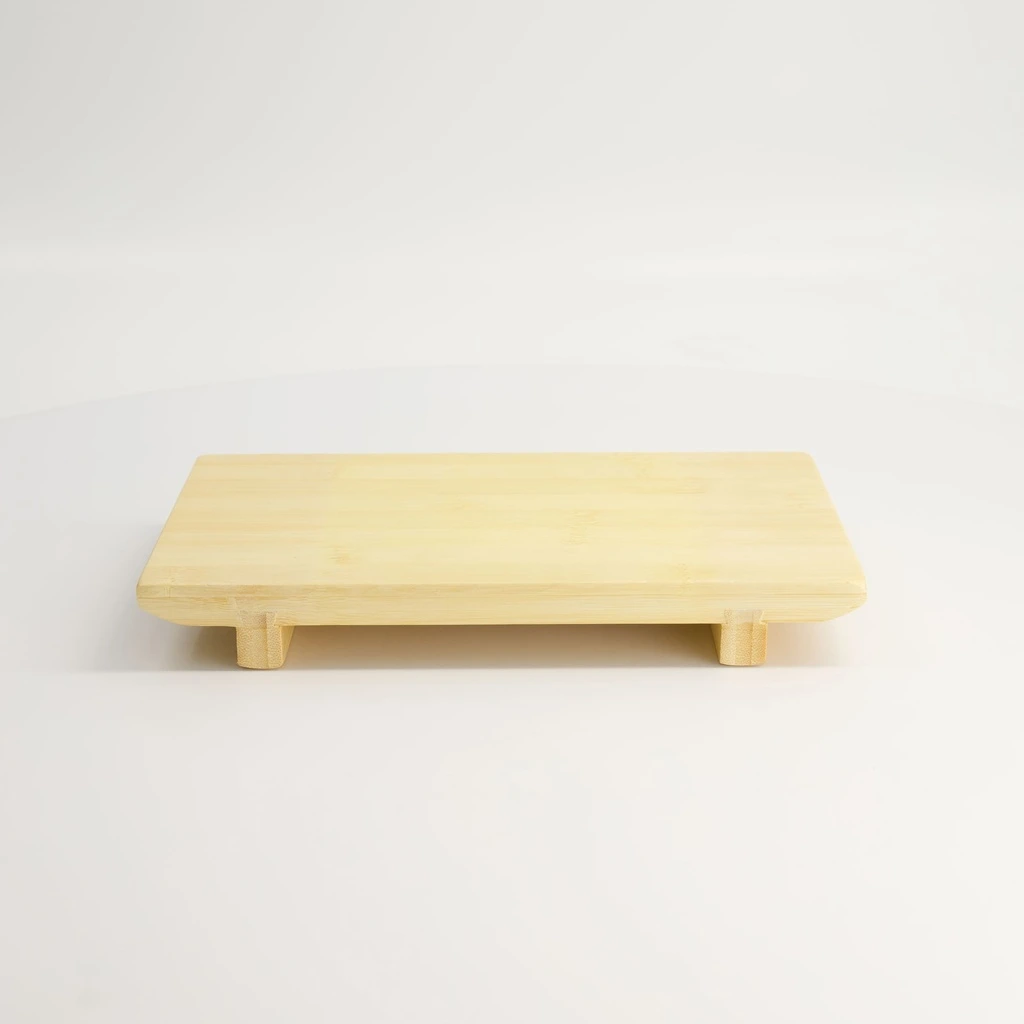(D/R) Bambus Sushiplatte GETA niedrig 24x15x3