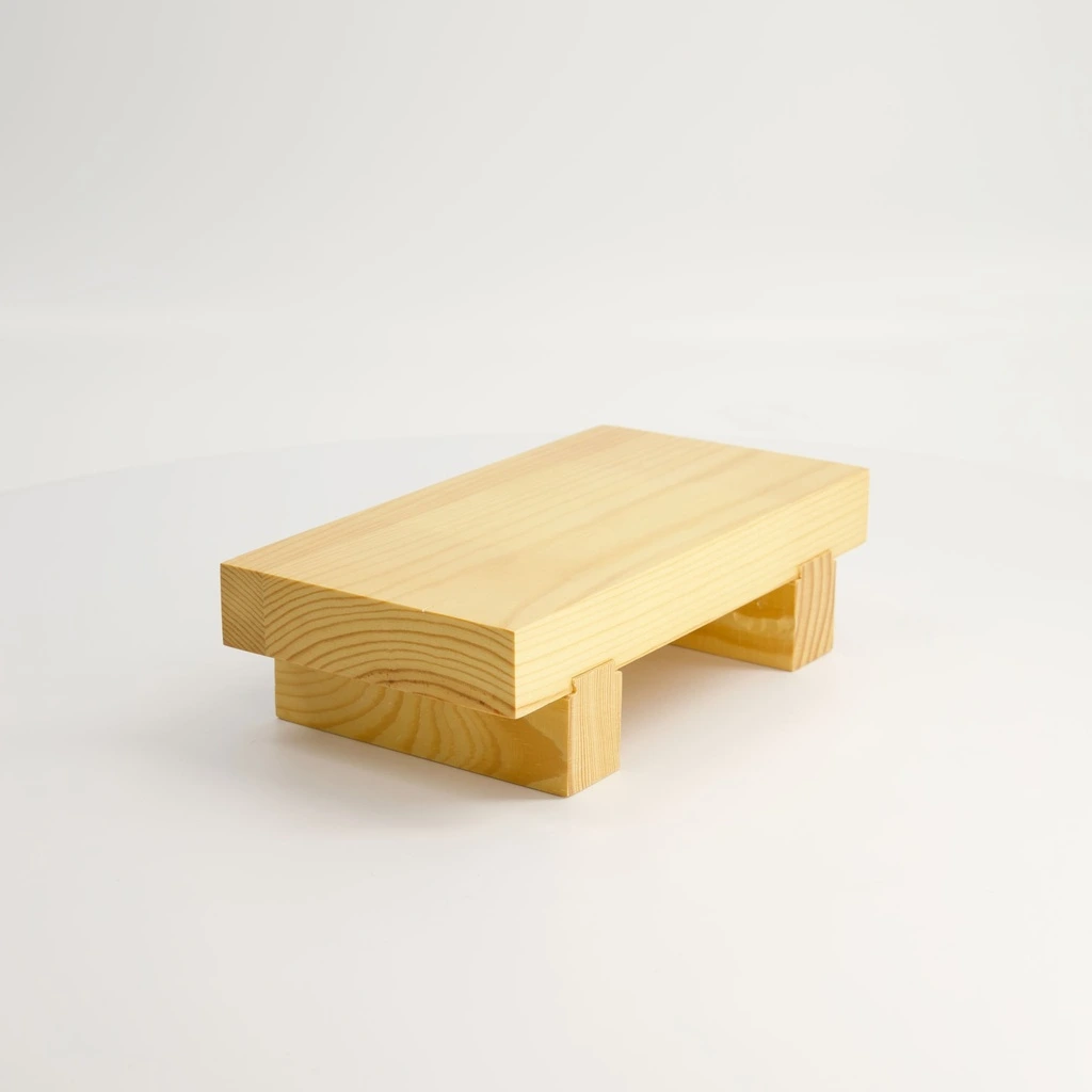[JN04238] JN04238   Sushi Holzplatte GETA hoch 21x12x6