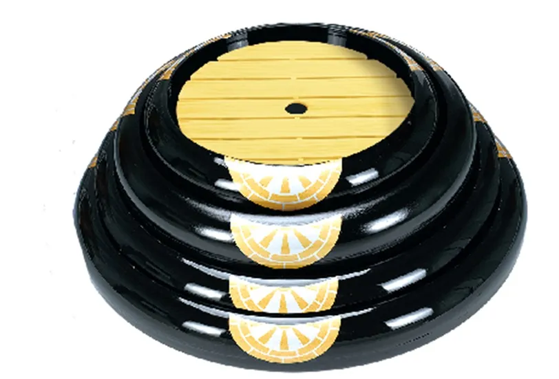 [KT82554] Oke 27cm Schwarz / Halbmond gold