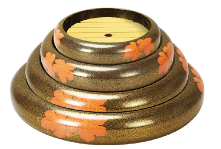 Oke 27cm Kupfer / Blumenmotiv