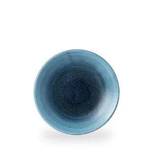 Stonecast Aqueous Lagoon  Deep Coupe Plate    22.5 8 7/8" H:2.7 Box 12