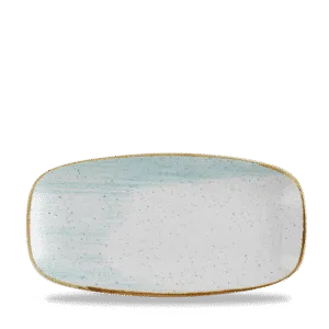 Stonecast Accents Duck Egg  Chefs Oblong Plate    29.8 x 15.3 11 3/4" x 6" Box 12
