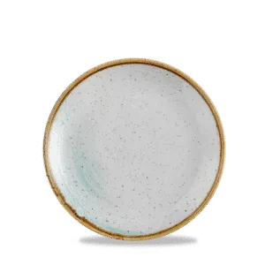 Stonecast Accents Duck Egg Evolve Coupe Plate   16.5 6 1/2" Box 12