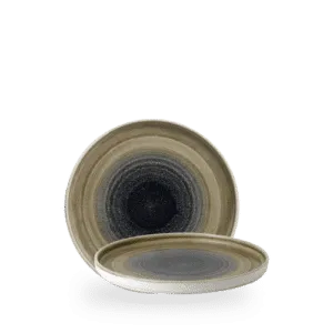 Stonecast Aqueous Bayou  Walled Plate   21 8 1/4" H: 2 Box 6