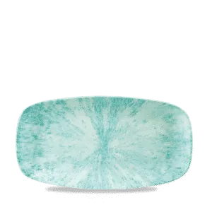 Stone Aquamarine  Chefs Oblong Plate    29.8 x 15.3 11 3/4" x 6" Box 12