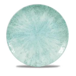 Stone Aquamarine Evolve Coupe Plate   26 10 1/4" Box 12