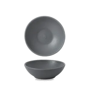 Seattle Grey  Contour Shallow Bowl   26 9oz H: 4.5 Dia 13 5 1/4" Box 12