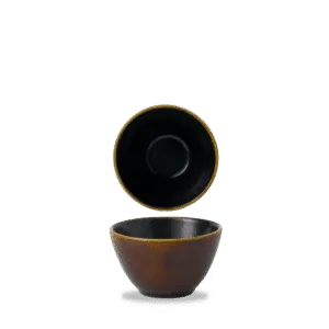 Siena Brown  Contour Deep Bowl   10.2 4" H: 6 24 8.4oz Box 12