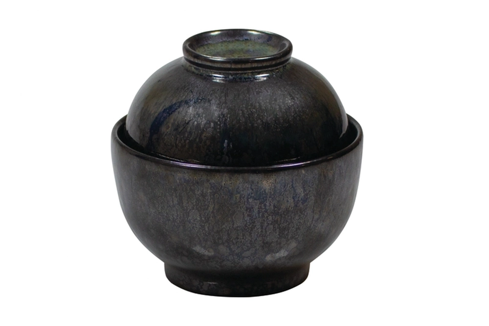 [STQU33431] Schale mit Deckel 13x8cm 150ml - Sakura