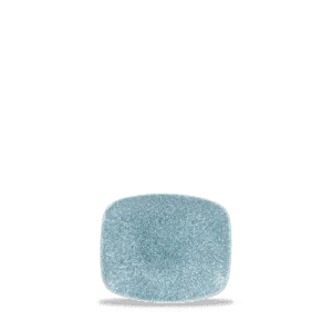 Raku Topaz Blue Oblong Chefs Plate     15.4 x 12.6 6" x 5" Box 12