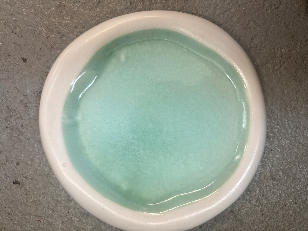[STQR17081] Teller flach D25 cm - Blue Lagoon