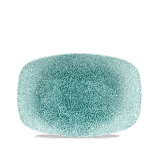 Raku Jade Green  Chefs Oblong Plate   23.7 x 15.7 9 1/3" x 6 1/8" Box 12