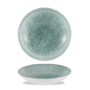 Raku Jade Green Evolve Coupe Bowl   24.8 9 3/4" 113.6 40oz Box 12