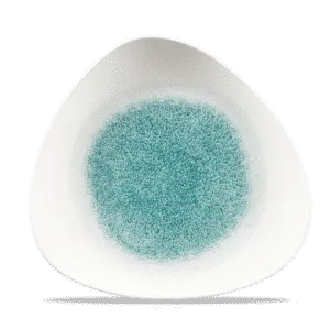 Raku Jade Green Lotus Plate   26.5 10 1/2" Box 12