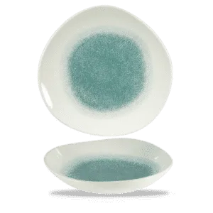 Raku Jade Green Organic Trace Bowl     25.3  9 7/8" Box 12