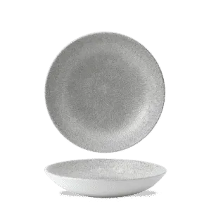 Raku Jasper Grey Evolve Coupe Bowl   18.2 7 1/4" 42.6 15oz Box 12
