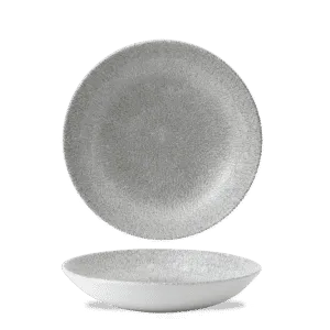 Raku Jasper Grey Evolve Coupe Bowl   24.8 9 3/4" 113.6 40oz Box 12