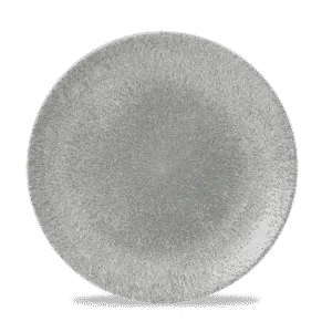 Raku Jasper Grey Evolve Coupe Plate   26 10 1/4" Box 12