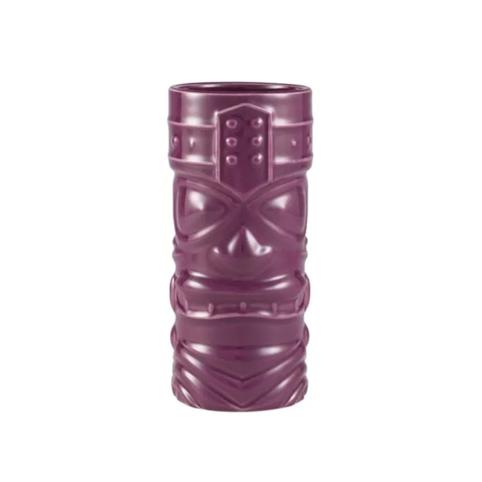 STTKM400P  Tiki Becher 7,6x16,5cm 400ml (lila) - Cocktail
