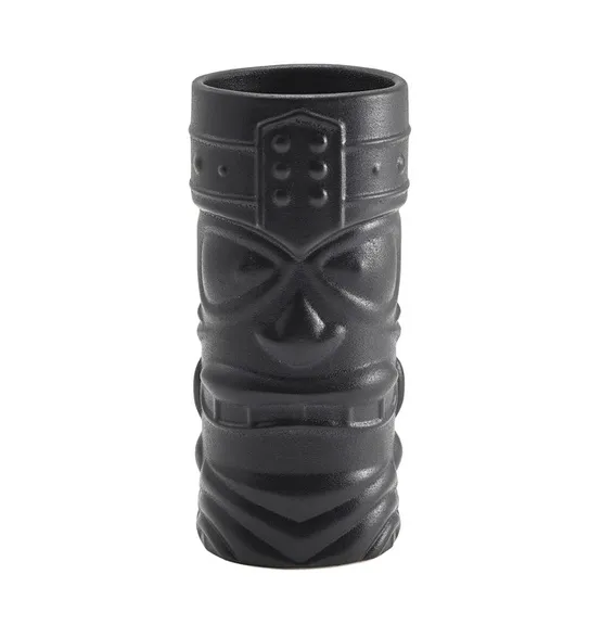 Tiki Becher 7,6x16,5cm 400ml (schwarz) - Cocktail