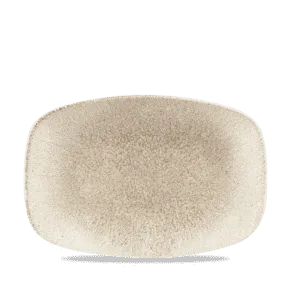Raku Agate Grey  Chefs Oblong Plate   23.7 x 15.7 9 1/3" x 6 1/8" Box 12